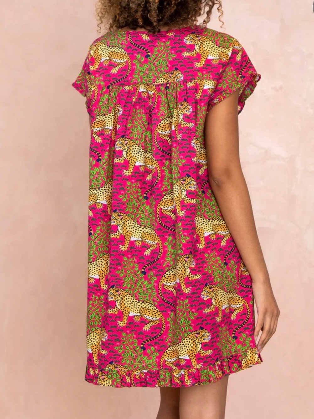 Printfresh Sleep Shirt in Tiger Queen Nightgown Size L - Picture 4 of 9